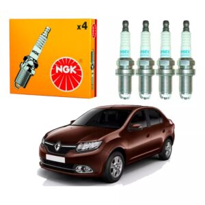 Jogo Velas Ngk Logan 1.6 8v 2014 A 2017